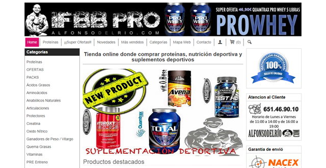 TIENDA NUTRICIÓN DEPORTIVA